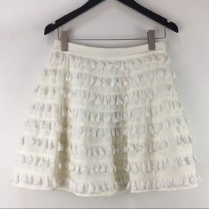 DO+BE Bohemian Tassel A-line Skirt | Size 8 | Med